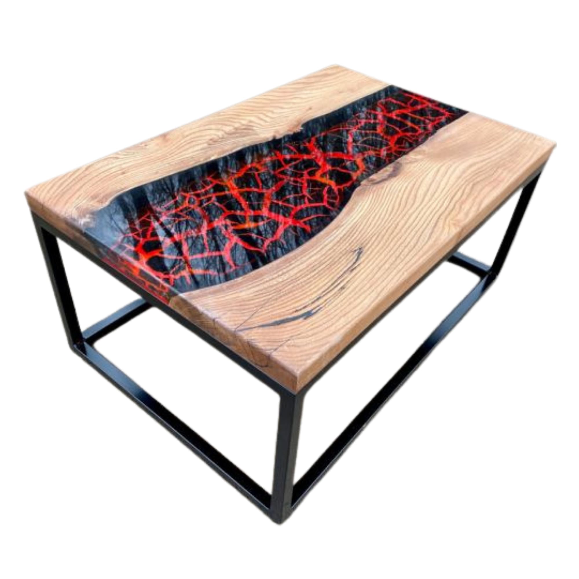 Amazon.com: Volcanic Lava Epoxy Resin River Gaming Table, Custom